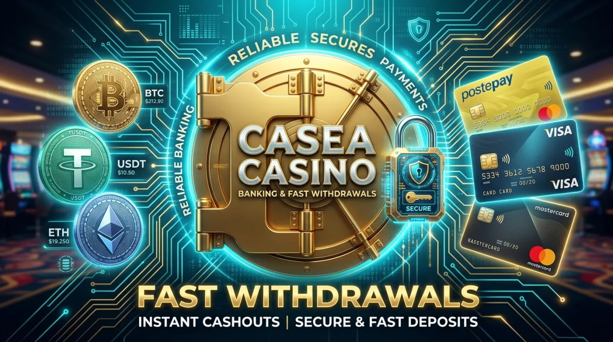 Casea Casino prelievi sicuri e metodi di pagamento per l'Italia