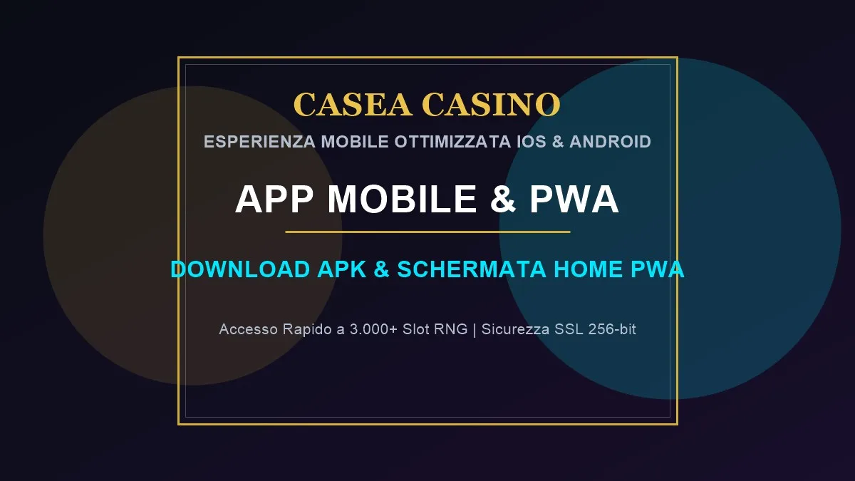 Casea Casino applicazione mobile ufficiale PWA e APK
